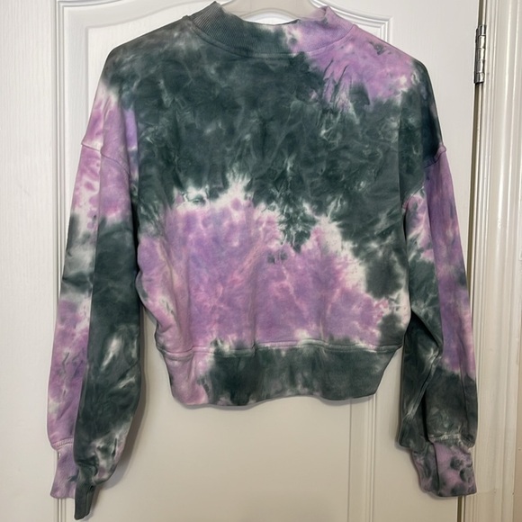All in Favor Women’s Tie Dye Puff Sleeve Sweatshirt, Size Large - small - Picture 5 of 6